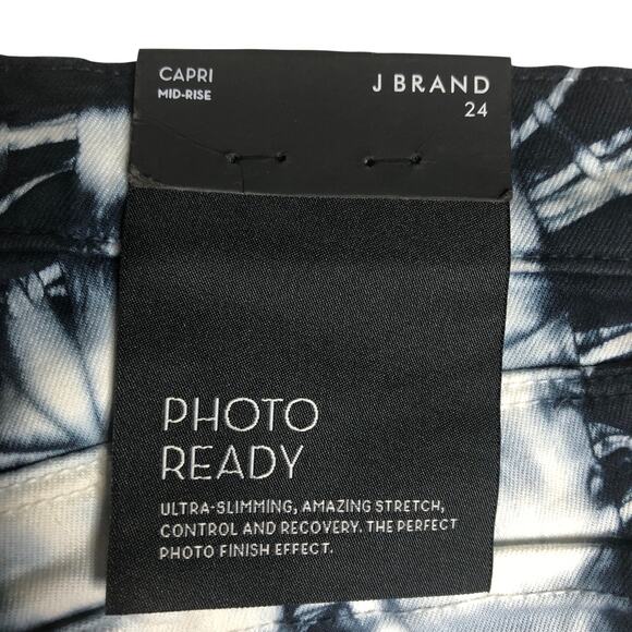 J Brand Photo Ready Tied Estate Blu Skinny Capri - Size 24 - Picture 14 of 15
